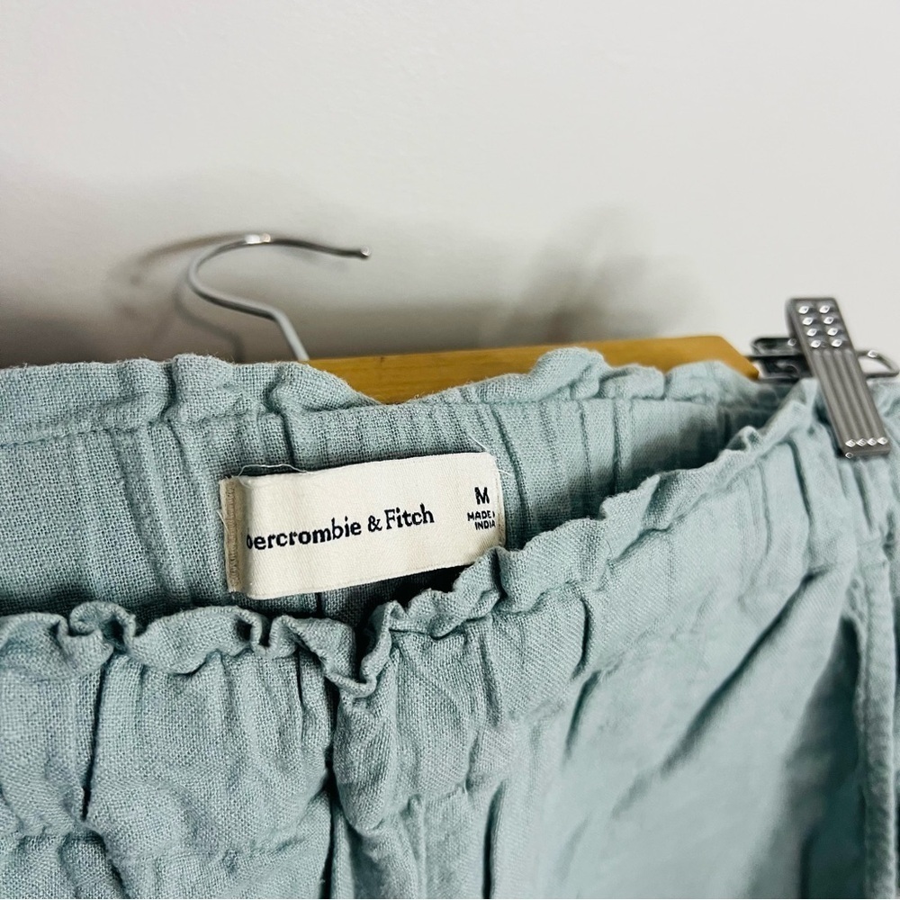 Abercrombie and fitch green linen shorts size medium - Picture 5 of 6
